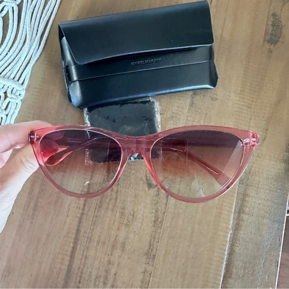 Isabel Marant pink sunglasses cat like new condition - Picture 2 of 6